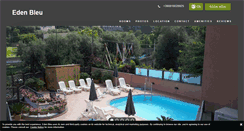 Desktop Screenshot of edenbleuhotel.com