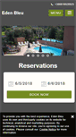 Mobile Screenshot of edenbleuhotel.com